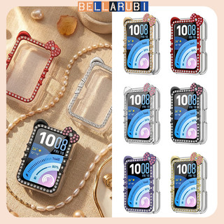 กรณีเด็กน่ารัก for Huawei Band 11 / Huawei Band 11 Pro ป้องกัน Hollow เพชรป้องกันหน้าจอฝากกันชน for Huawei Band 11