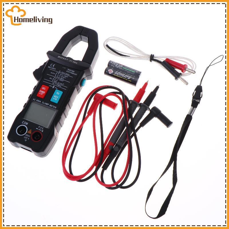HOME 6000 นับมัลติมิเตอร์แบบดิจิตอลแคลมป์มิเตอร์ True RMS สําหรับการบํารุงรักษาพลังงานที่ต่ออายุได้ 