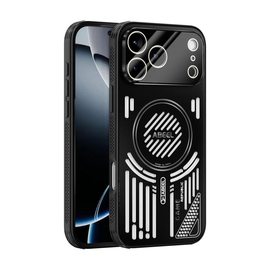 โลหะผสมบาง Anti-Slip การกระจายความร้อนเคสโทรศัพท์สําหรับ IPhone 18 17 16 15 14 13 17Air Pro Max Anti-Drop แม่เหล็กชาร์จไร้สายฝาครอบป้องกัน