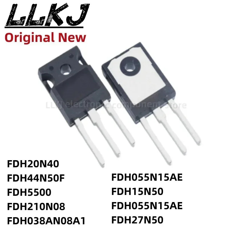 5pcs FDH20N40 FDH44N50F FDH5500 FDH210N08 FDH038AN08A1 FDH055N15AE FDH15N50 FDH055N15AE FDH27N50 ทรา