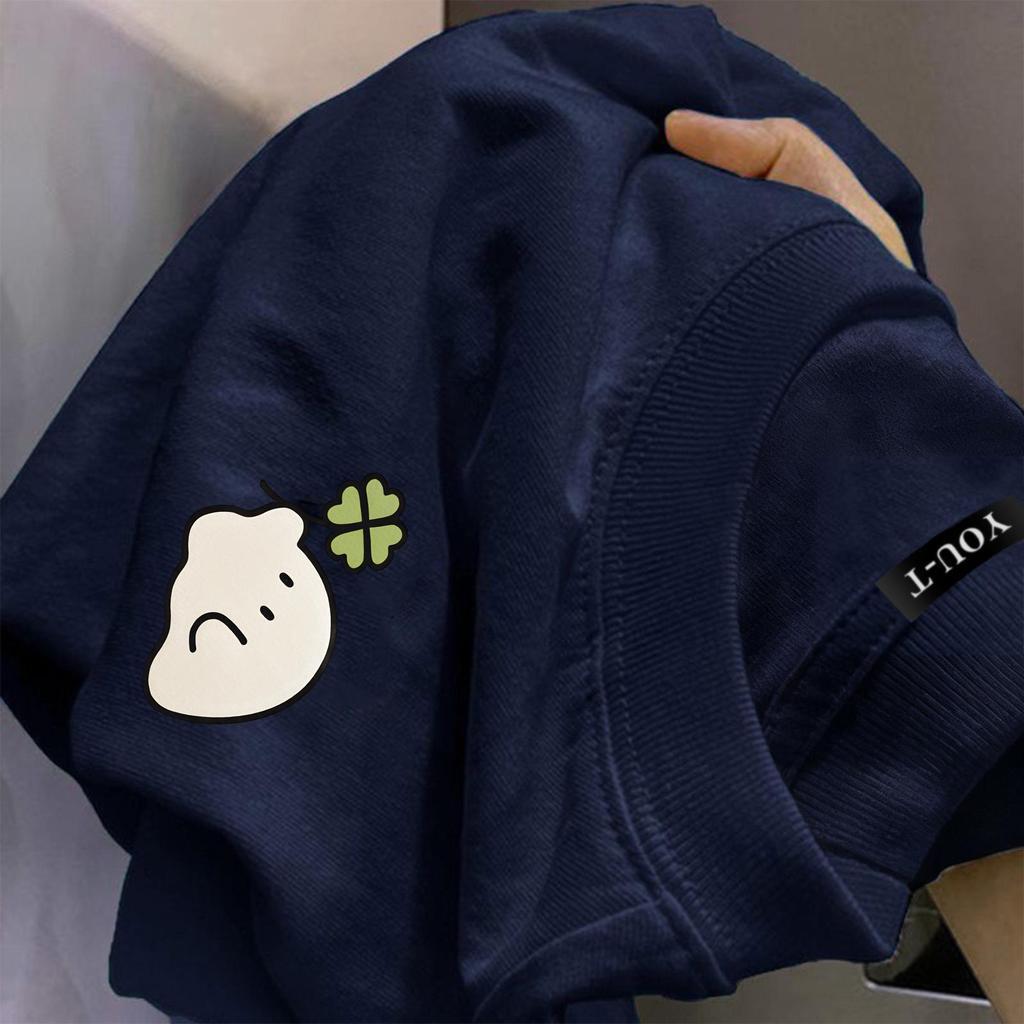 🌷ChillTee🌷เสื้อแฟชั่น เสื้อยืด oversize น่ารัก ผ้าCotton  สวมใส่สบาย 'Little bun' เสื้อผ้าผู้หญิงแฟชั่นน่ารัก【COD】