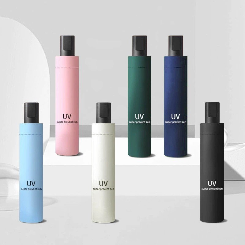 [👍ทนทานและแข็งแรง]ร่มพับได้, ร่มกันแดด UV, กันฝน, กันแดด, ป้องกันรังสียูวี, ดีไซน์สวยงาม, พกพาสะดวก และน้ำหนักเบา - รูปที่ 2