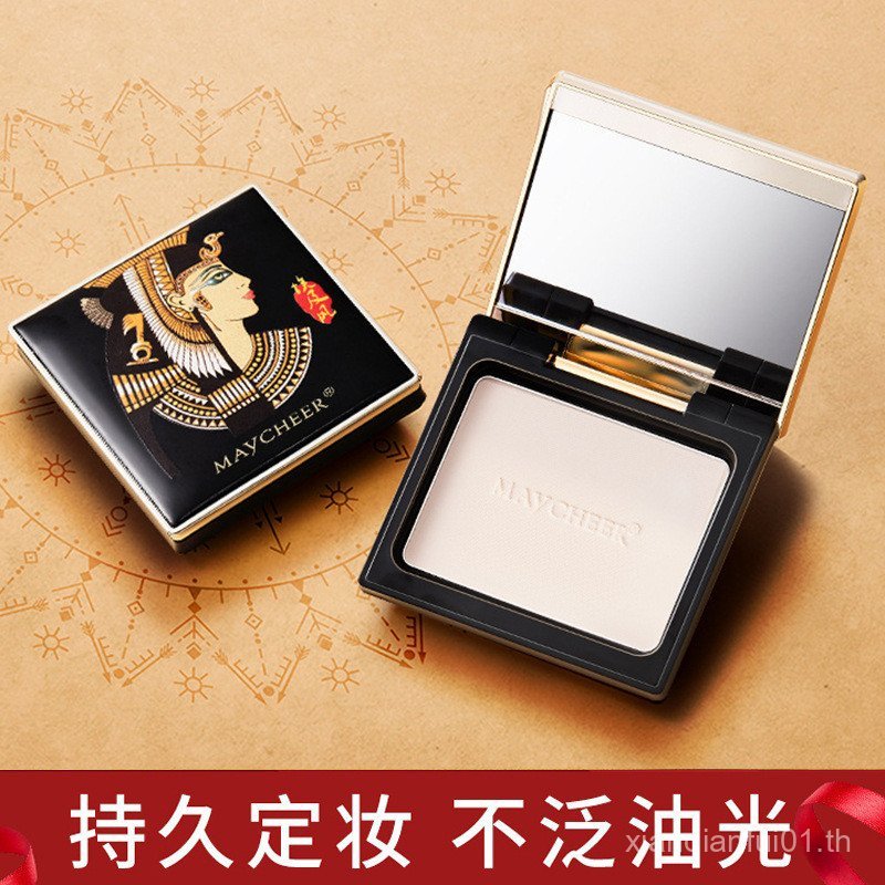 กันน้ําแต่งหน้าการตั้งค่าควบคุมน้ํามันคอนซีลเลอร์ Pressed Powder คอนซีลเลอร์ติดทนนานไม่ง่ายที่จะสีขา
