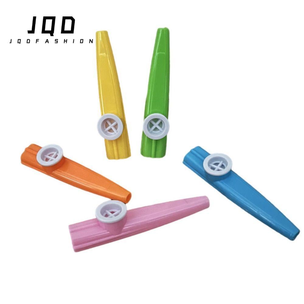 JQD Kazoo, 1/5/10 ชิ้นพลาสติก Kazoo ขลุ่ย, คุณภาพสูง Joyful ตลกนกหวีดของเล่นดนตรีเด็ก