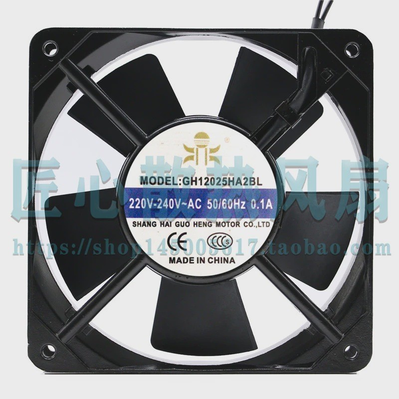 [สต๊อกพร้อม] พัดลมระบายความร้อนตู้ยี่ห้อ Ding GH12025A2BL GH12025HA2BL 12CM 220V