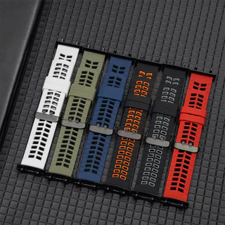 สายรัดซิลิโคนกีฬาระบายอากาศ 2 สี สําหรับ Amazfit T-Rex Pro/T-Rex 3/T-Rex 2/Ultra Band