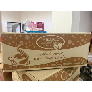 (1 ห่อ 25 ซอง ) DokDae Coffee กาแฟ ดอกเด่ กาแฟเพื่อสุขภาพ ไม่มีน้ำตาล