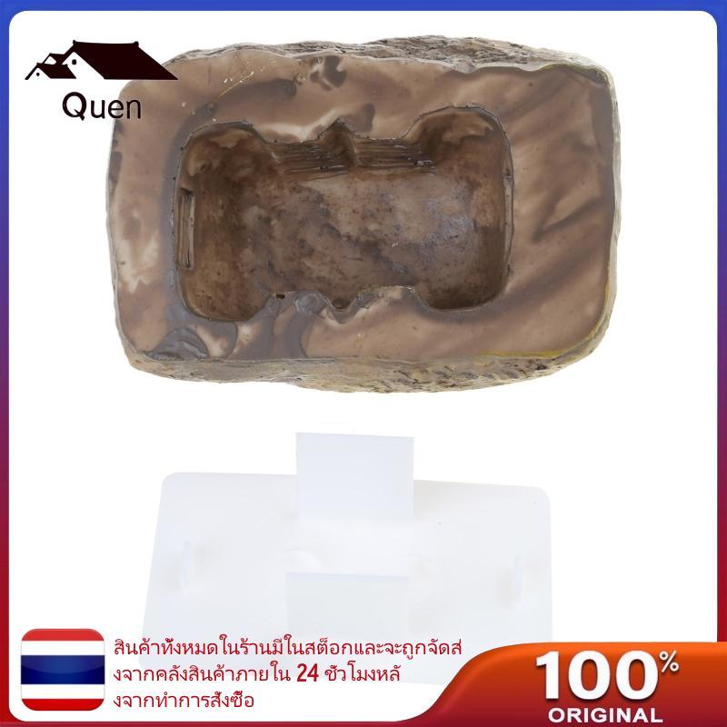 Queen Weatherproof Key Hider Hide A กุญแจสํารอง Fake Rock Outdoor Key Holder Key Cash