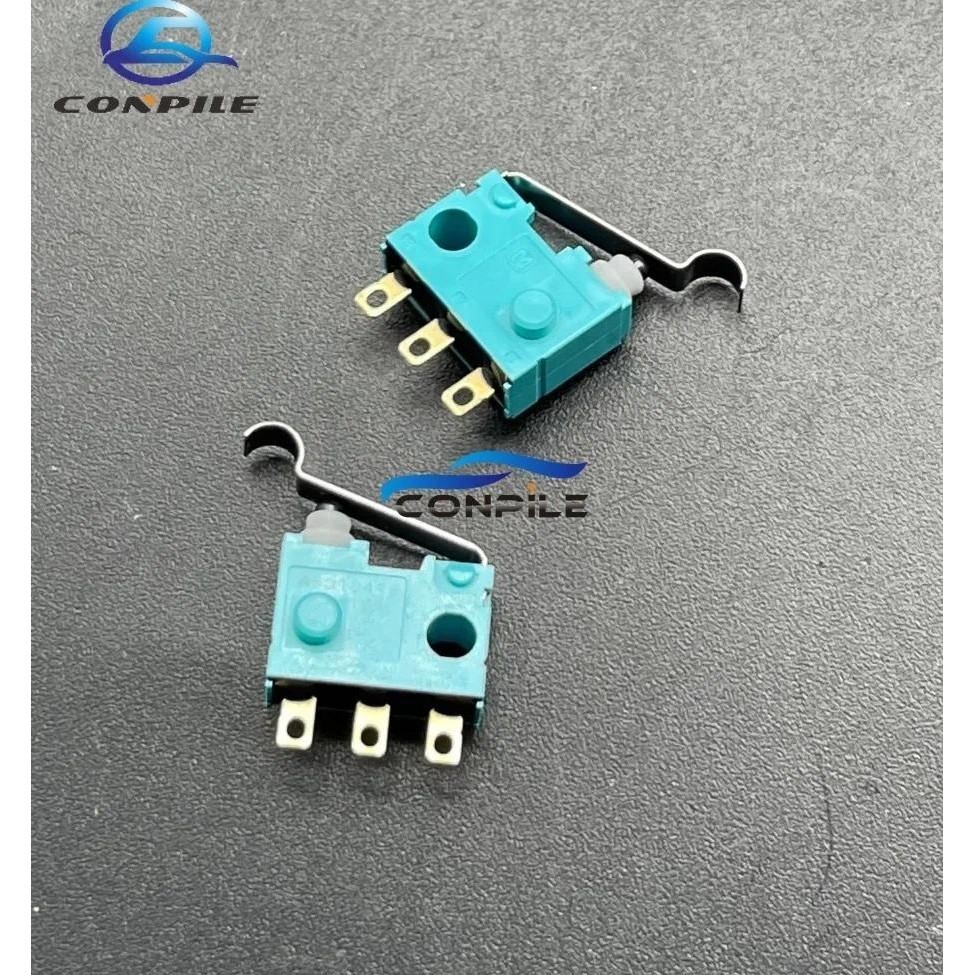 2ชิ้นสําหรับพานาโซนิคasq10418สีเขียวขุ่นกันน้ําไมโครสวิทช์ก้านโค้ง