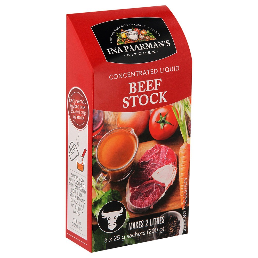 INA PAARMANS CONCENTRATED LIQUID REAL BEEF 200GM (8X25GM)
