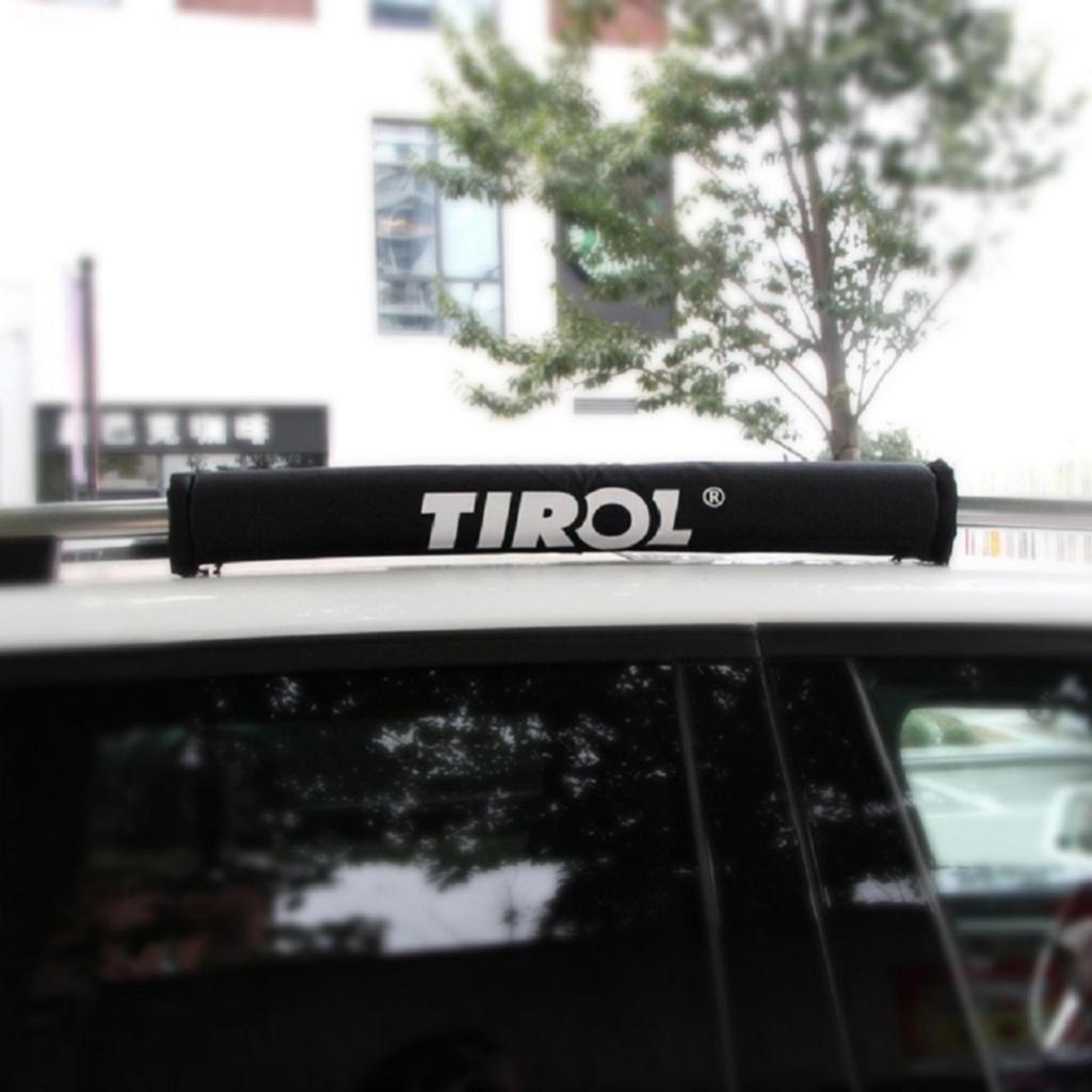 [guupcw] 2 ชิ้น Universal Soft Oxford Car Roof Rack Protector สําหรับ Kayak Racks 59 ซม.