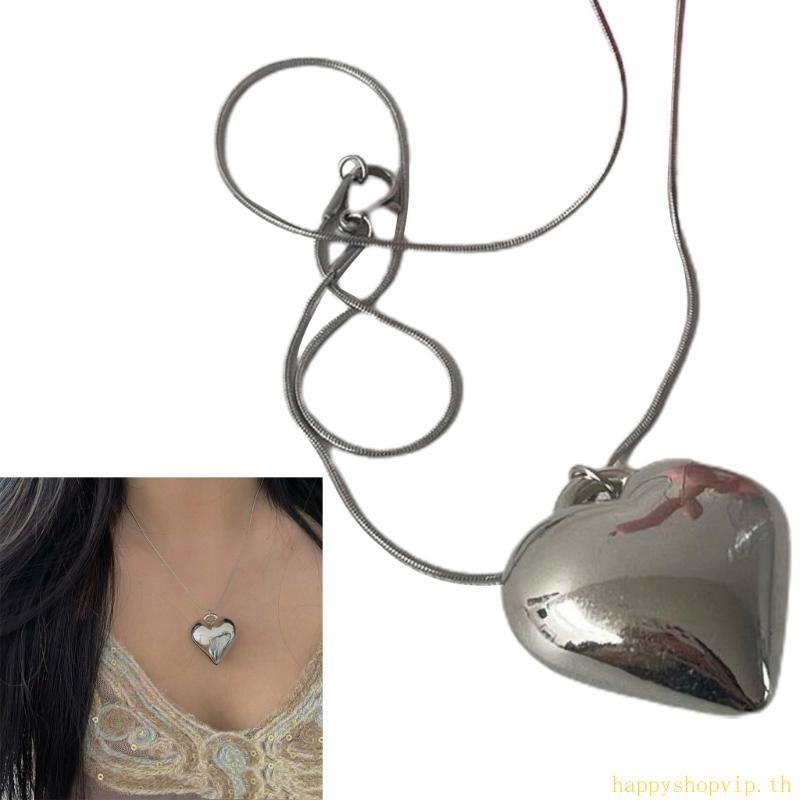 สร้อยคอจี้หัวใจ HSV สไตล์แฟชั่น ดีไซน์กระดูกไหปลาร้า