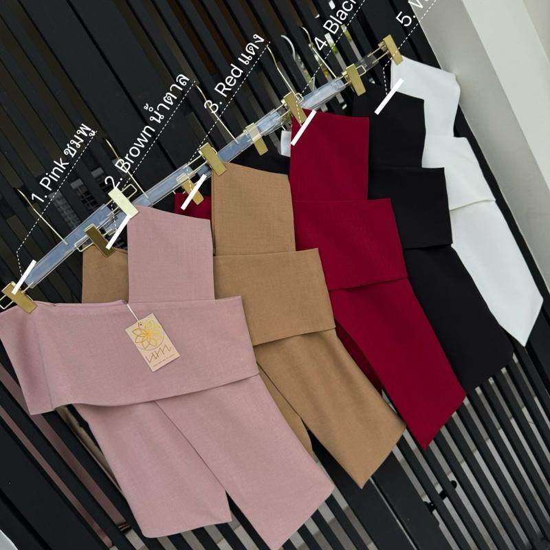 Rihanna Top เสื้อ เสื้อเก๋ๆ 5 สี เสื้อแมทง่าย ดีไซน์มีเอกลักษณ์