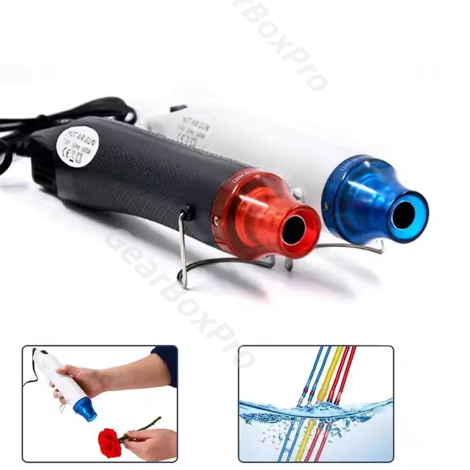 พร้อมส่ง💥เครื่องเป่าลมร้อน เครื่องเป่าลมร้อน ปืนเป่าลมร้อน 300W สำหรับใช้ในงานช่าง งานประดิษฐ์ DIY ไดร์เป่าลมร้อน ปืนเป่ - รูปที่ 5