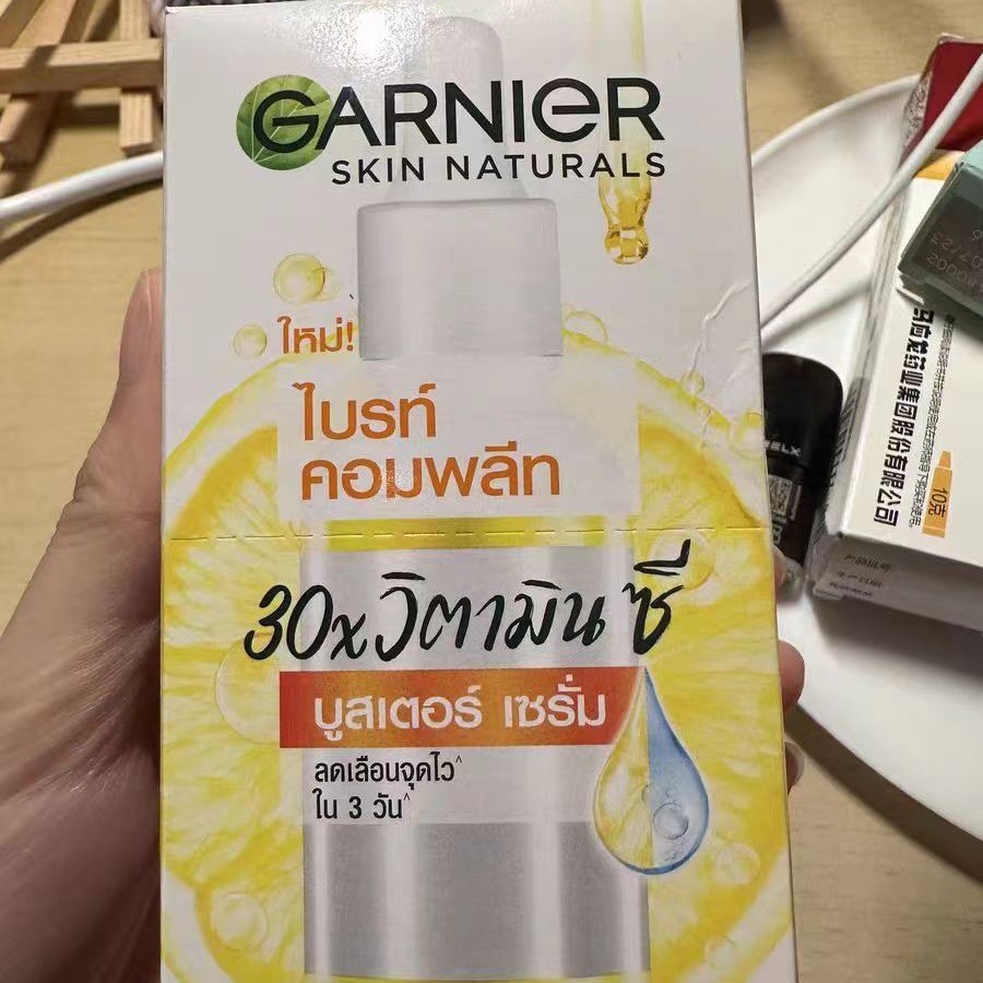 ประเทศไทย Garnier Garnier Essence 45ml กระเป๋า Niacinamide 377 วิตามิน CVC Acne Mark Removal 9.2 Wu 