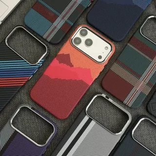 Kevlar Magnetic Carbon Fiber เหมาะสําหรับ iPhone 15 16 17 pro max air Frosted เคสโทรศัพท์กันกระแทกเคสน้ําหนักเบา