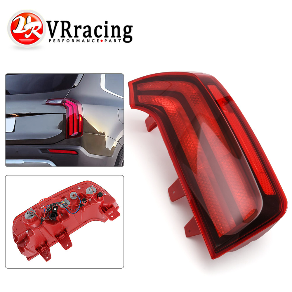 VR Left & Right Side Halogen Outer Tail Light Assembly For Kia Telluride LX/S 3.8L V6 20-22 92401S90