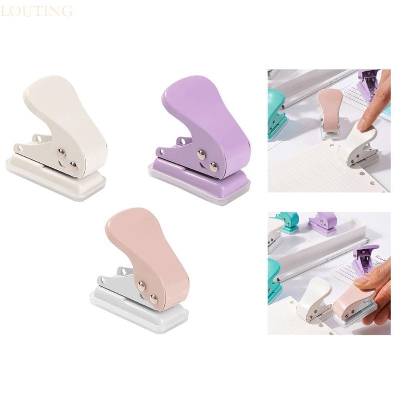 LOUTING Single Hole Puncher Paper Punches ความจุ 10 แผ่นสําหรับสมุดภาพหัตถกรรม