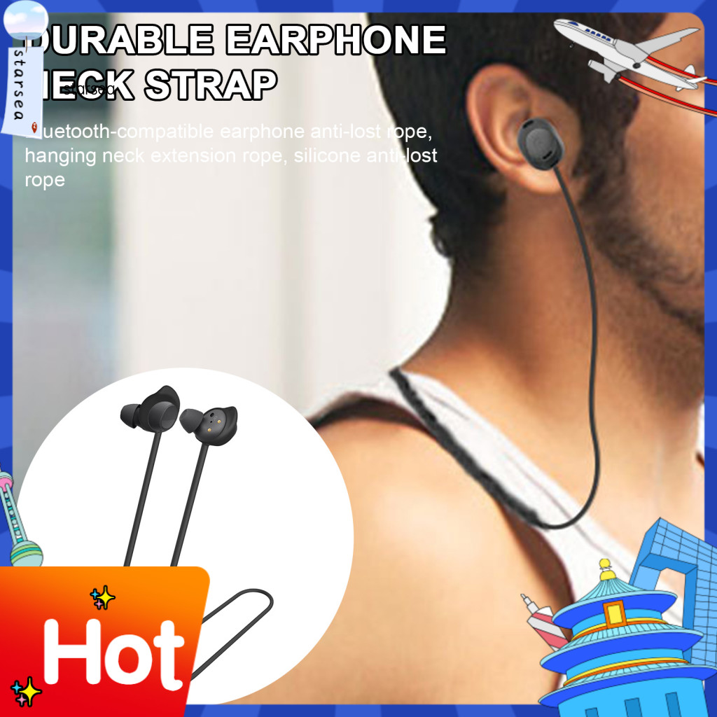 SRA ZK สบายหูฟังผู้ถือ Anti-lost สายคล้องคอสําหรับ Galaxy Buds Fe – เชือกคล้องหูฟังกันน้ําที่ทนต่อกา