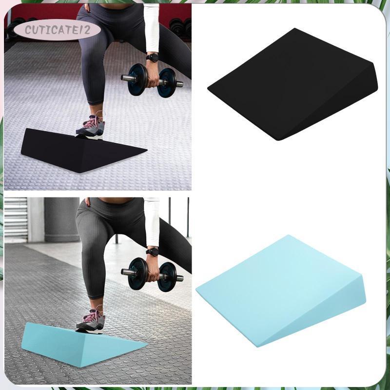 [Cuticate12] Squat Wedge Block Nonslip Calf Stretch Wedge Foot กระดานเอียงสําหรับ Home Gym