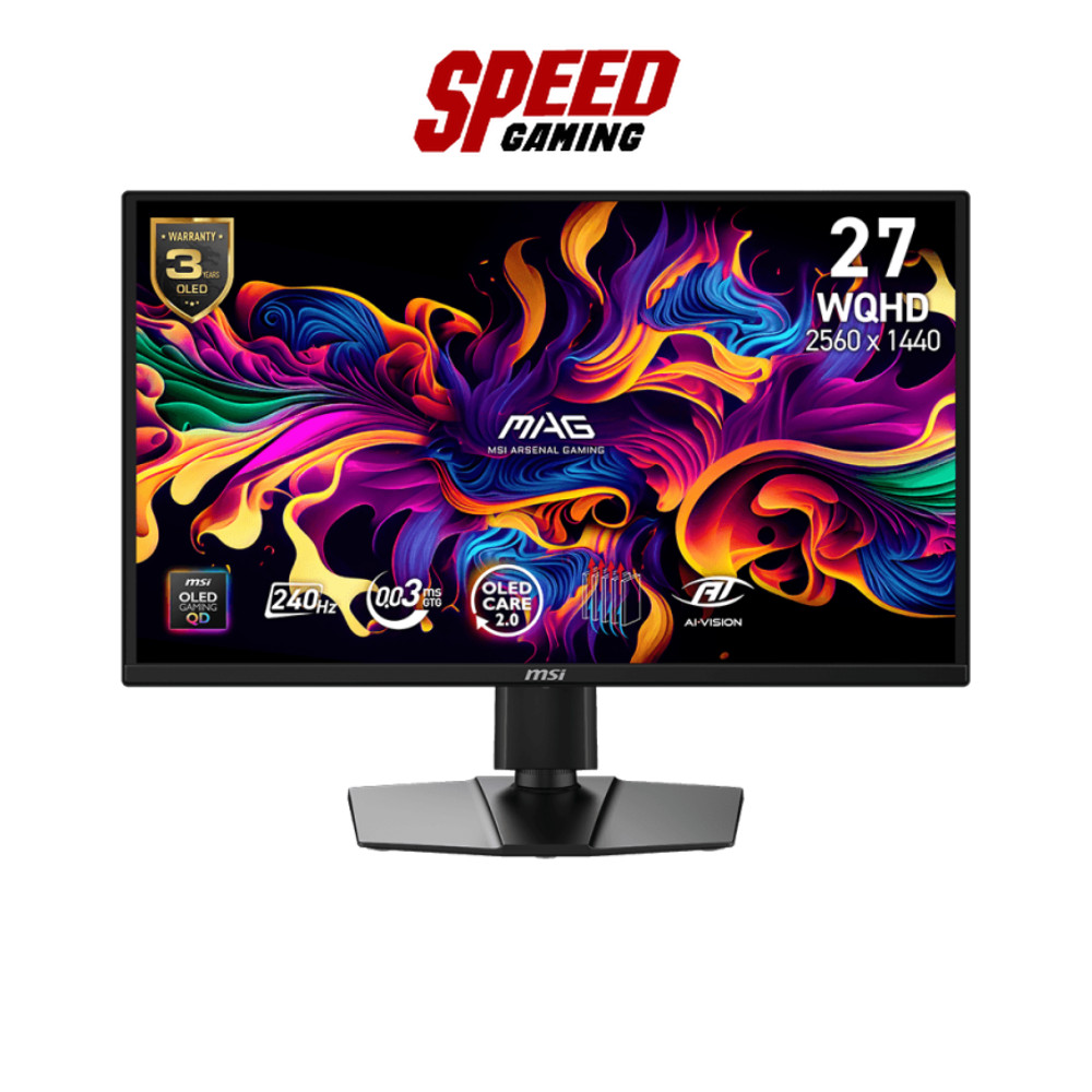 MSI MAG 272QP QD-OLED X24 | 26.5" QD-OLED WQHD 240Hz | Monitor (จอมอนิเตอร์) | By Speed Gaming