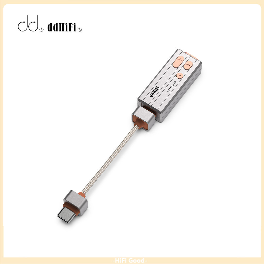 DD ddHiFi TC44Pro E3 Hi-Res DAC/AMP อะแดปเตอร์ Dual CS43198 DAC, 3.5 มม.และ 4.4 มม.Balance Output DA