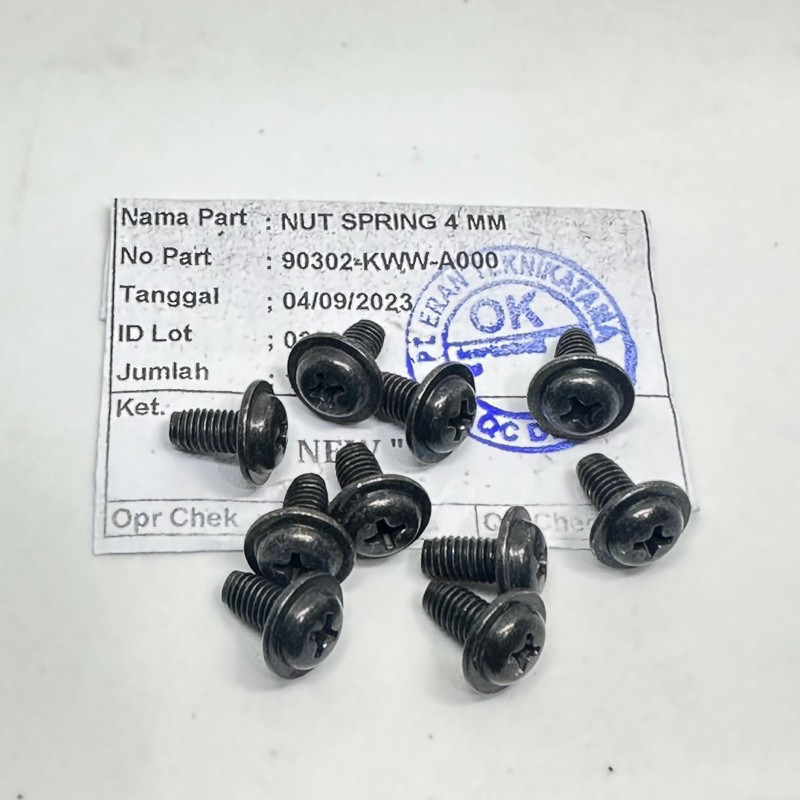 สินค้า 33 - M5 Bolts 8 Key Bolts 05 ซม.ความยาว Original Bolts แหวน Ajstore x MBS INDO WHOLESALE