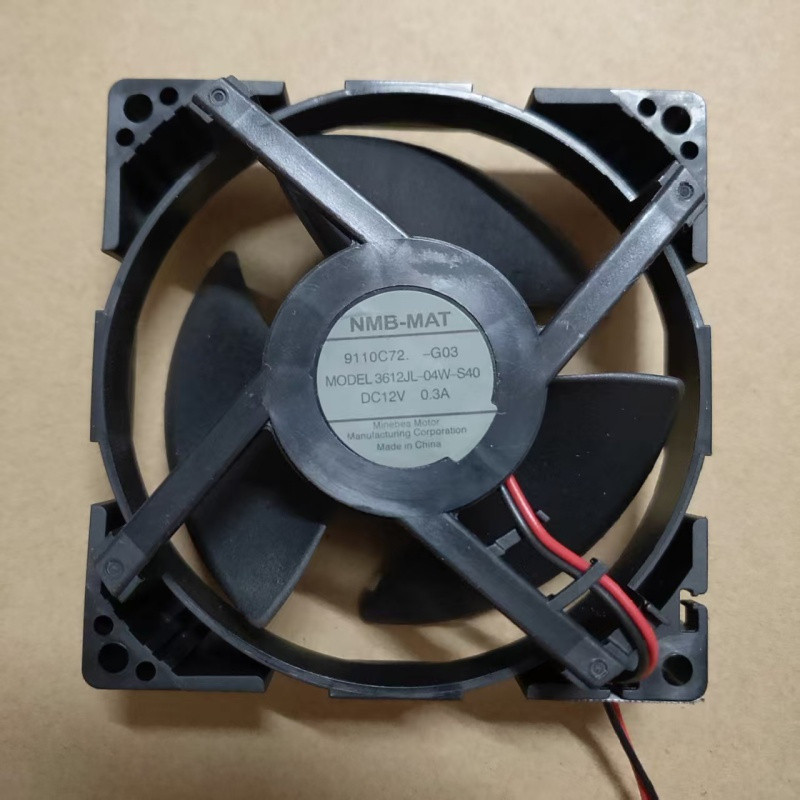 พัดลมตู้เย็น NMB-MAT 3612JL 12V 0.3A สำหรับชาร์ป/อิเล็กทรอลักซ์