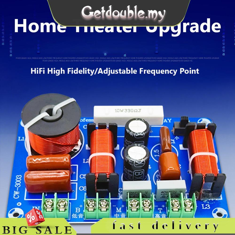250W Frequency Divider Treble Medium Bass 3 วิธีลําโพงเสียงโมดูลครอสโอเวอร์ 5200Hz-5500Hz สําหรับโฮม