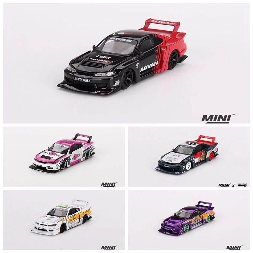 MINI GT 1: 64 649 Nissan S15 SILVIA ADVAN รถรุ่น