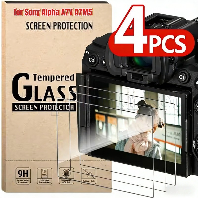 ฟิล์มกระจกนิรภัยสําหรับกล้อง Sony Alpha A7V A7M5 - 9H ความแข็งป้องกันรอยขีดข่วน Shatterproof ฟิล์มป้