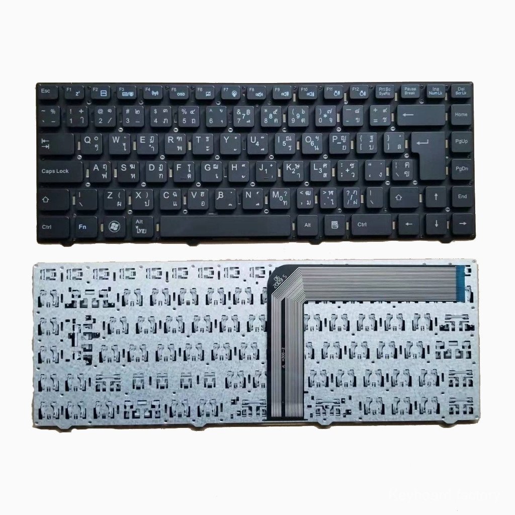เหมาะสําหรับ Acer Aspire ONE 14 1401 Z1401 Z1402 Z1401-C2XW Z1402-31B8 แป้นพิมพ์ภาษาไทย