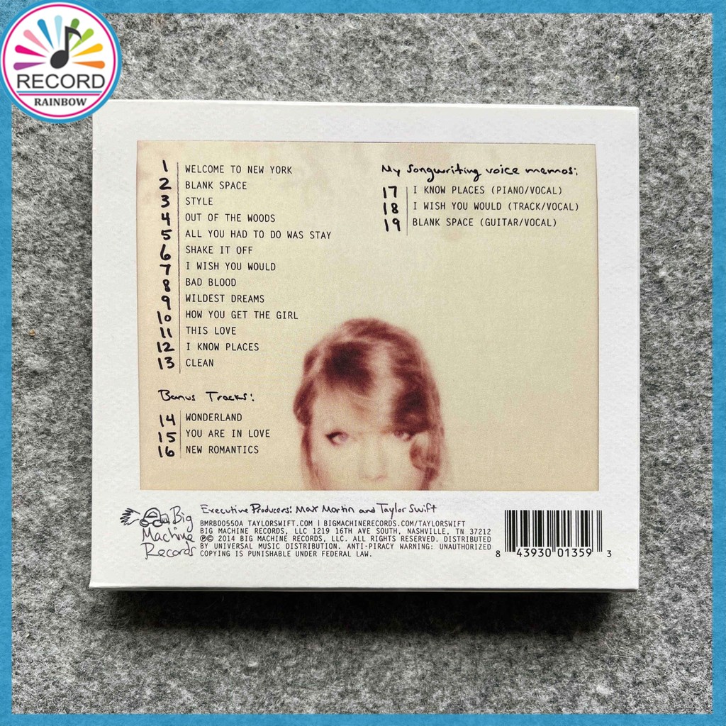 Taylor Swift 1989 D.L.X. Deluxe Edition Original CD Album [Sealed] Brand New ราคา ถูกที่สุด ดีลบีเคเค แกลเลอรีภาพที่ 2