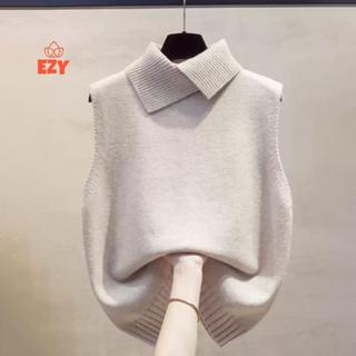 สเวตเตอร์แขนกุดสำหรับผู้หญิง แต่งานได้อเนกประสงค์ เหมาะสำหรั…