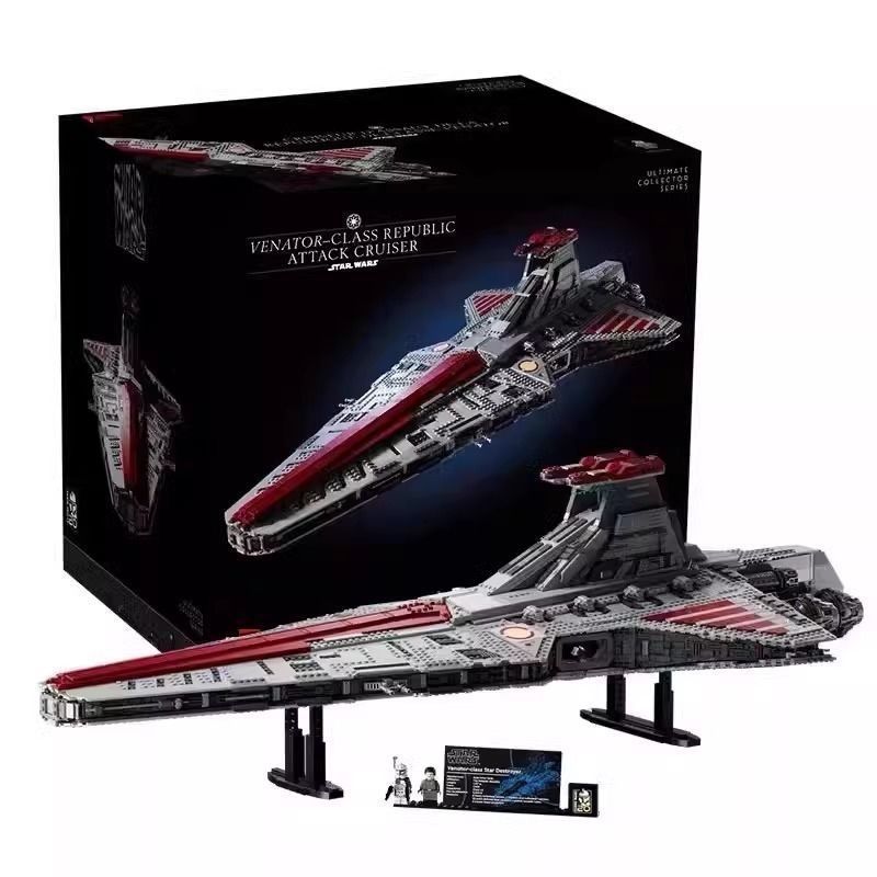 เข้ากันได้กับ Lego Star Wars Series 75367UCS Hunter-Class J-Starship ประกอบของเล่นบล็อกตัวต่อ