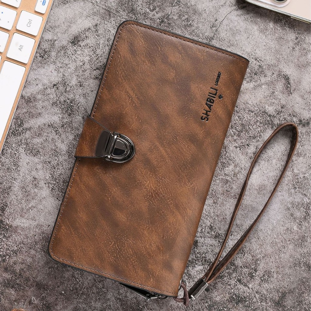 กระเป๋าสตางค์ผู้ชาย กระเป๋าสตางค์ผู้ชาย สไตล์ใหม่ Multi-card Casual กระเป๋าสตางค์ผู้ชายขนาดใหญ่ความจุคลัทช์กระเป๋าเงินเหรียญกระเป๋าสตางค์ผู้ชาย