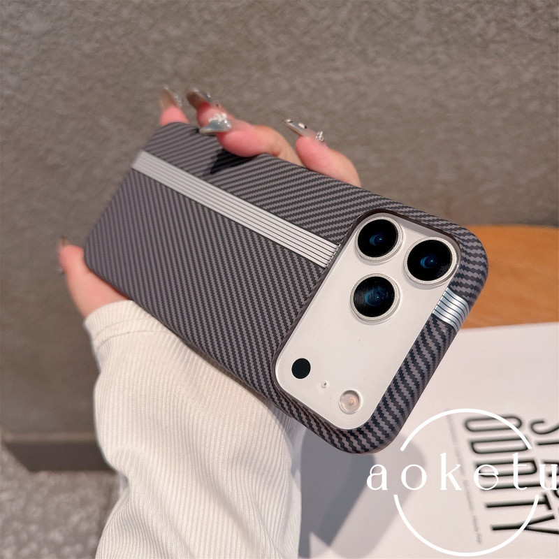 รูปแบบคาร์บอนไฟเบอร์บล็อกสีเหมาะสําหรับ ไอโฟน 17 โปรแม็กซ์ เคสโทรศัพท์ 16มือโปร/15.00 น. ผิวบางเฉียบรู้สึก 14/13/12 สร้างสรรค์ 17อากาศ รวมทุกอย่างปกแข็ง