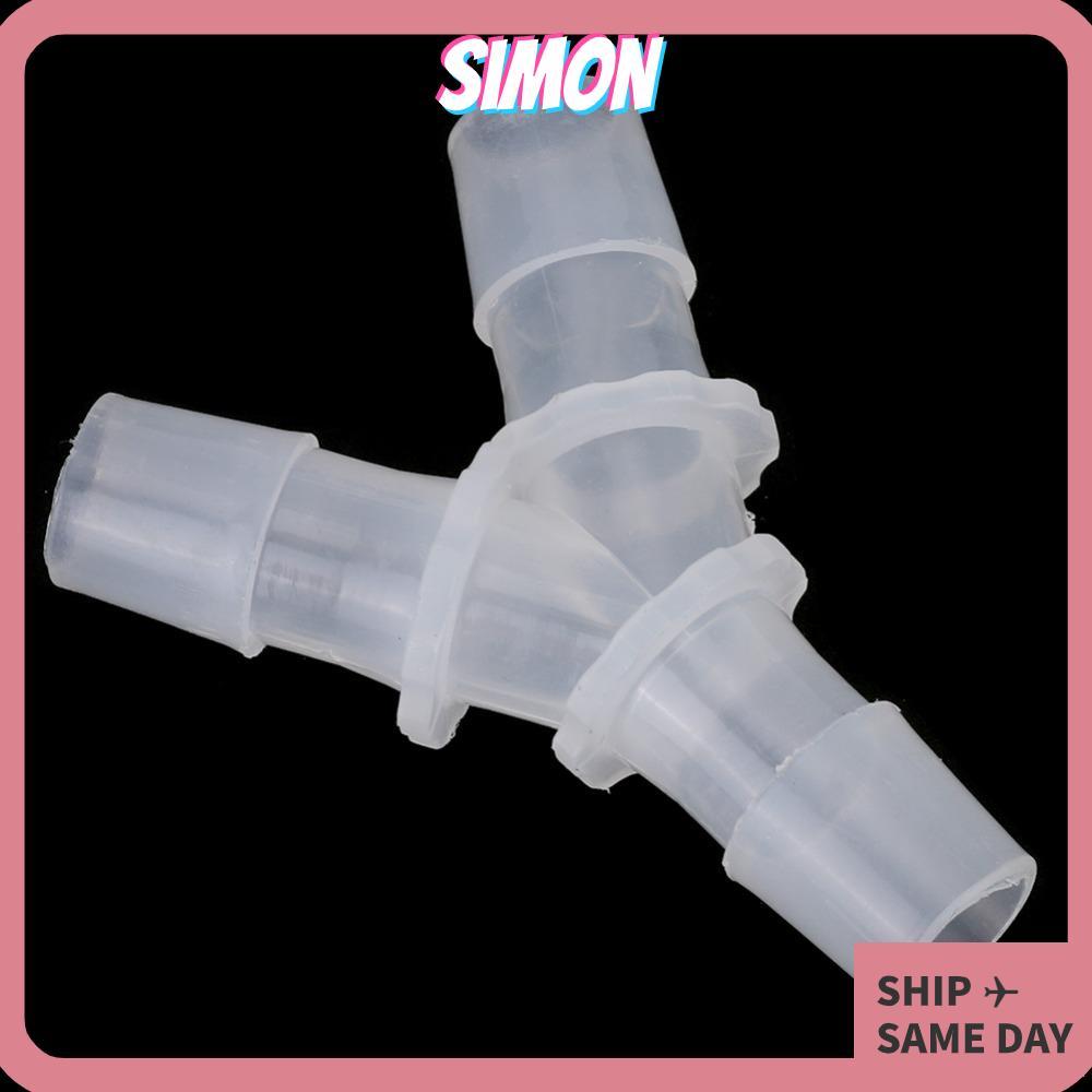 SIMON 10PCS อุปกรณ์ท่ออ่อน,พลาสติกหลายขนาด Y Type Connector,ง่ายต่อการสังเกตโปร่งใส Y รูปสาขา Connec