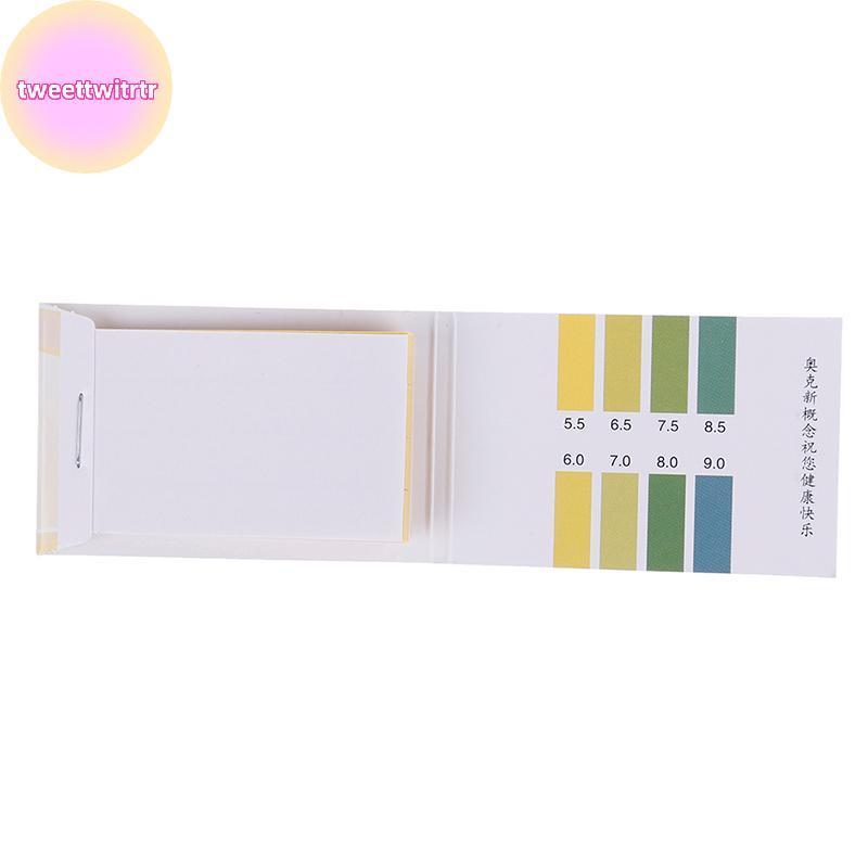 TRWITR 80Strips Meters Meters ตัวบ่งชี้ค่า PH 5.5-9.0 กระดาษทดสอบ Litmus กรดอัลคาไลน์ TH