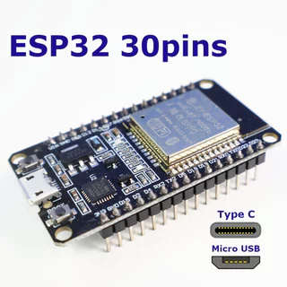 ESP32 30 pin CP2102 Dev Board บอร์ด ESP32-WROOM-32 WiFi + Bluetooth Dual Core 30 ขา สำหรับ IoT