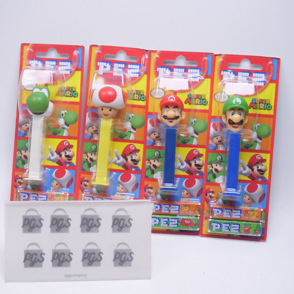 PEZ (เพซ) Nintendo (Super Mario) ลูกอม pez mario BY01-1