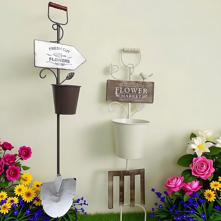 นกดีบุกดอกไม้คอนเทนเนอร์กระถางดอกไม้สวนกลางแจ้งสวนระเบียงลานตกแต่งหวายปีนเขากรอบ