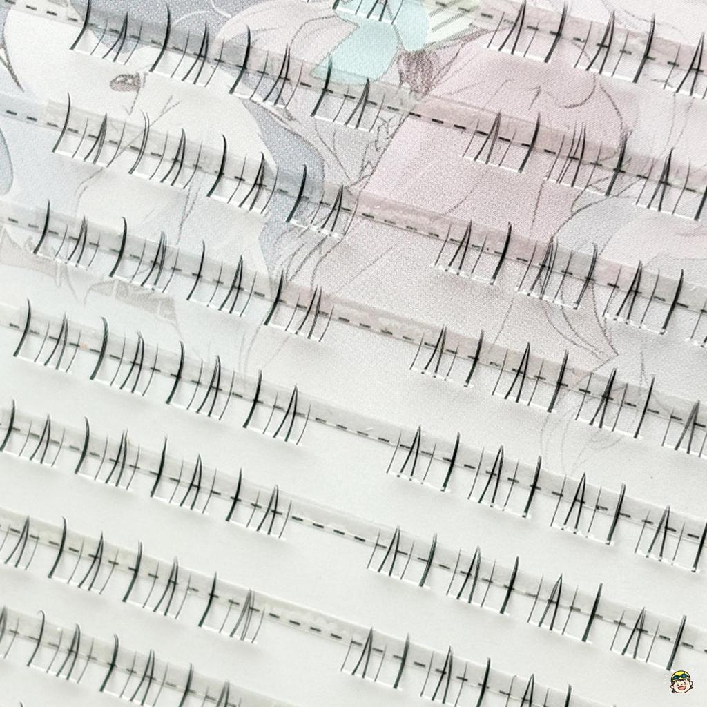 ต่อขนตาด้านล่าง 6-8 มม. Clear Band DIY Lower Lash Extension สําหรับชีวิตประจําวันหรือโอกาสสําคัญ