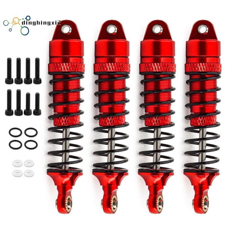 RC รถอัพเกรดด้านหน้าด้านหลัง Shocks Damper Kit สําหรับ 1/18 LaTrax #7665 อุปกรณ์เสริมอัพเกรดรถยนต์ D