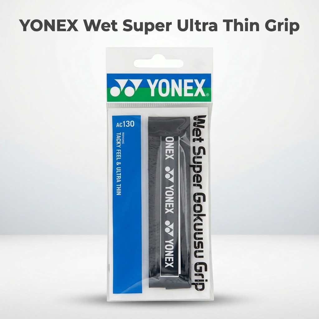 เทปพันด้าม YONEX Wet Super บางพิเศษ (AC130) | YONEX Wet Super Ultra Thin Grip, AC130