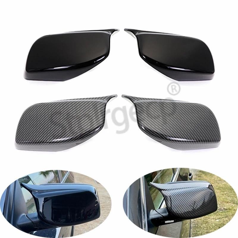 คุณภาพสูง E61 กระจก M สไตล์รถด้านข้างกระจกมองหลังฝาครอบหมวกสําหรับ BMW E60 E61 2003-2010 ด้านหลังกระ