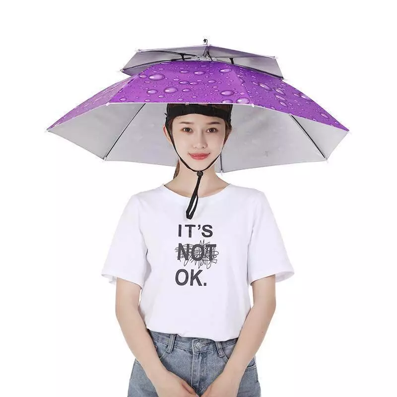 ร่มหมวกกันแดด ตกปลา พับได้ ขนาดใหญ่ thumbnail 6