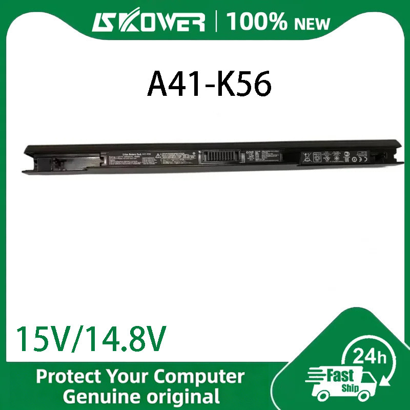 15V A41-K56 แบตเตอรี่แล็ปท็อปสำหรับ ASUS K46 K46C K46CA K46CM K56 K56CA K56CM S46C S56C R505CA A32-K