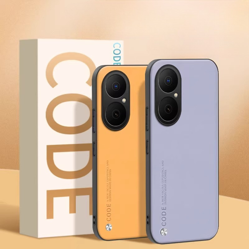 ซองหนัง PU ธรรมดาสําหรับ Huawei Nova Y73 ซิลิโคนเคลือบกันกระแทกป้องกันโทรศัพท์ฝาหลังสําหรับ NOVA Y73