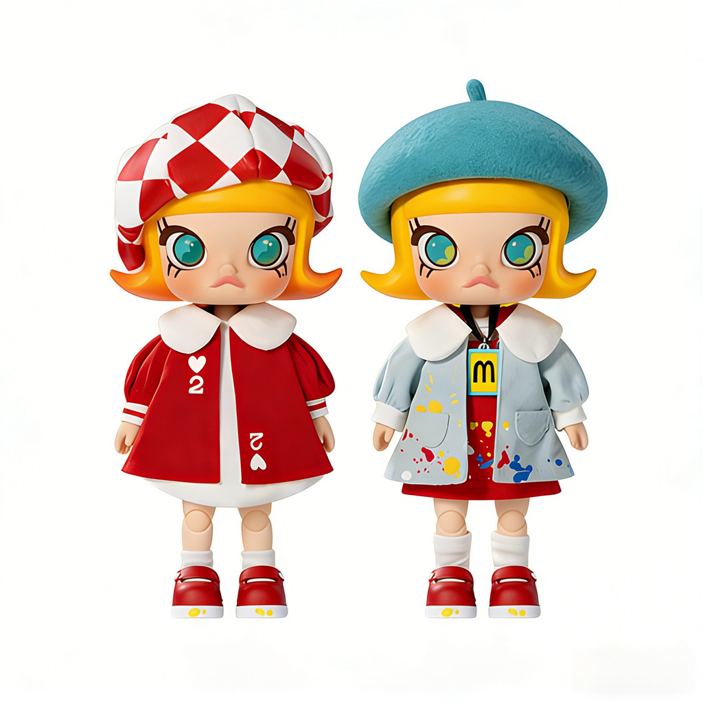 POPMART MOLLY 20th Anniversary Series 1/8 Action Figure Mystery Box Gift อินเทรนด์เล่น ราคา ถูกที่สุด ดีลบีเคเค แกลเลอรีภาพที่ 9